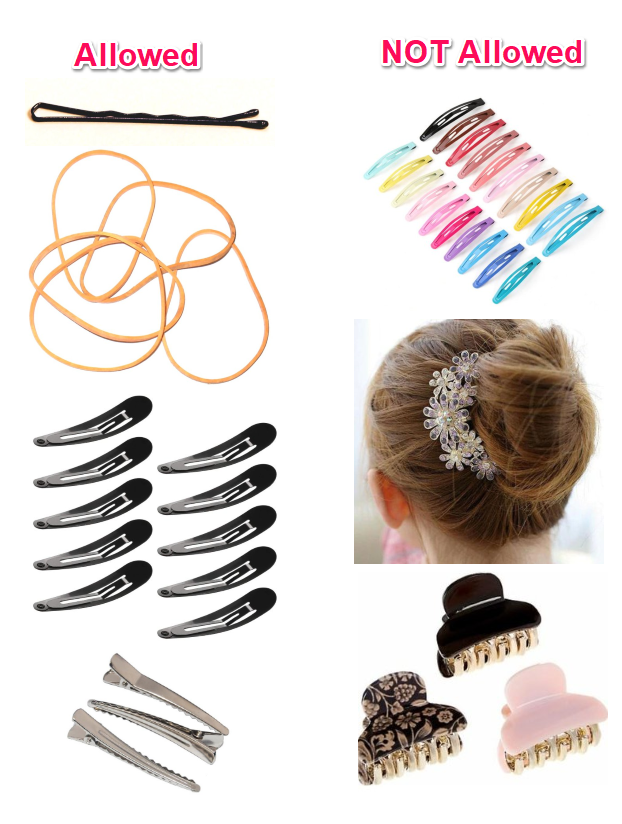 hair accessories allowed and prohibited in the army